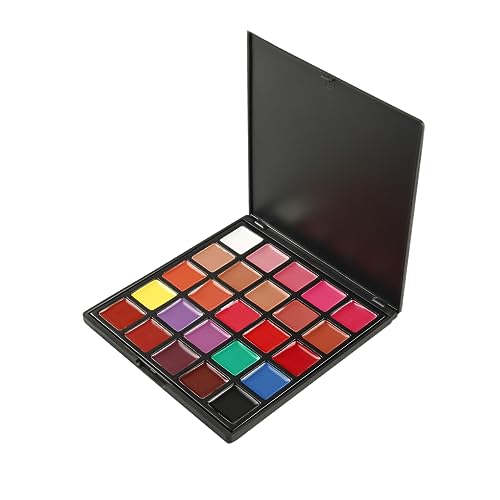 Healeved Paleta de Brillos Labiales Kit de Maquillaje Cosmético Duradero y Hidratante Herramienta de para Mujeres y