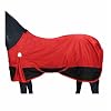 BARN & STABLE 420D Ripstop Lightweight Horse Turnout Sheet, No Fill, Water-Resistant & Breathable Horse Blanket for Spring and Mild Weather, with Anti-Rub Fleece Withers