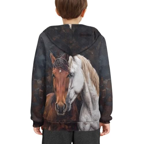 Boys Hoodie Kids Long Sleeve Hooded Pullover Sweatshirts with Pockets Graphic Hoodies for Fall Winter 5-16 Years3