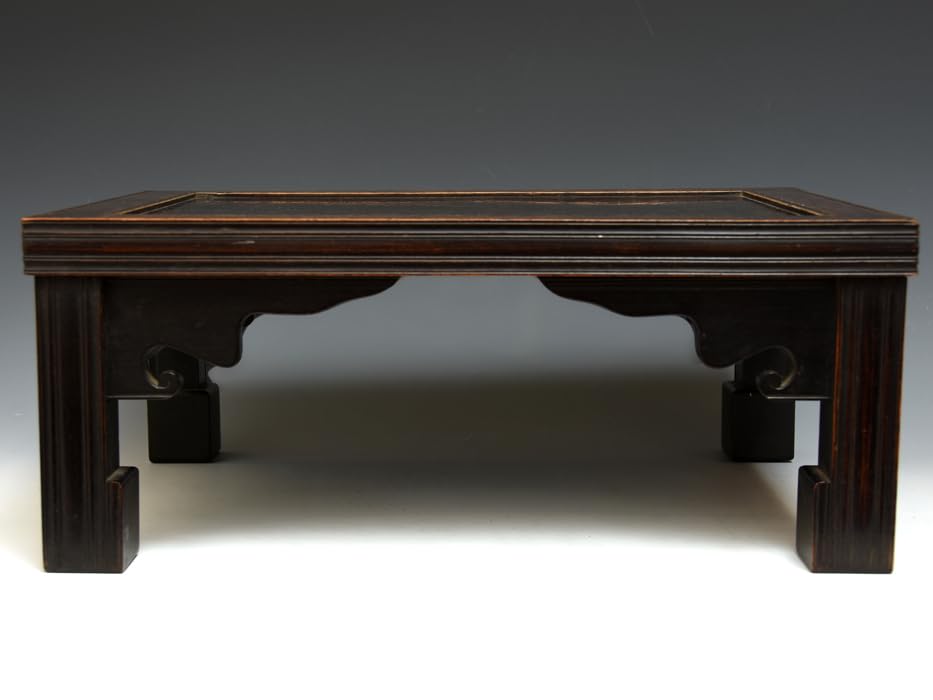 花台　中国美術 　古玩　唐木　平卓花台　中国　横幅約40cm　飾り台　煎茶道具 花台 中国美術 古玩 唐木 平卓花台 中国 横幅約40cm 飾り台 煎茶道具