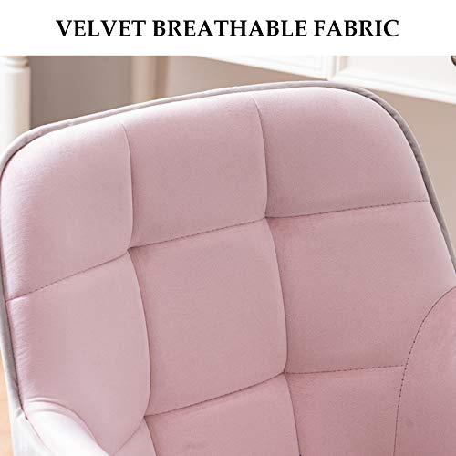 Chaise de bureau pivotante réglable en hauteur siège ordinateur ergonomique