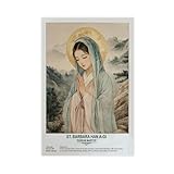St. Barbara Han A-gi, religious_beliefs, Kunst-Wanddekoration, Poster, Familie, Bar, Restaurant, Garage, Café, Kunstschild, Geschenk, ungerahmt, 50,8 x 76,2 cm