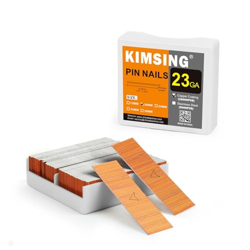 China-top Silver P620 23 Gauge 3/4-inch Length Pinner Nails Pin Nails Headless Pins 10,000 PCS/BOX