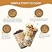 Soeos Tapioca Pearls 2.2 lb (998g), Boba Pearls for Bubble Tea, Beverages, Sweets, Ice Cream, Shakes, Desserts & Smoothies Topping - Ready in 5 Minutes