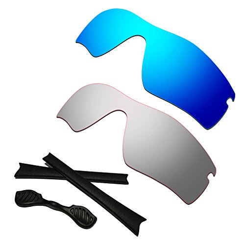 Réparer lunettes Oakley Radar Path avec verres polarisés bleu et manchons