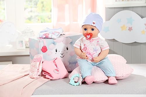 Baby Annabell Mix & Match Ensemble - Pour les Tout-petits de 3 Ans et Plus - Parfait pour les Petits Enfants - Contient une Barboteuse, un T-shirt, un Pantalon, une Veste et Plus encore