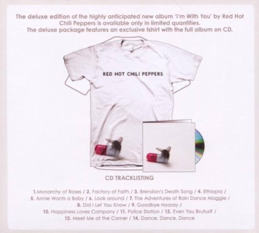 RED HOT CHILI PEPPERS /IM WITH YOU tシャツ I'm With You (Cd/T-Shirt