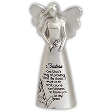 Cathedral Art Metal AF104 Angel Figurine-Sister, One Size, Multicolored