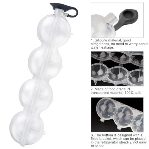 Molde para bolas de hielo redondas 2 piezas miniatura 6