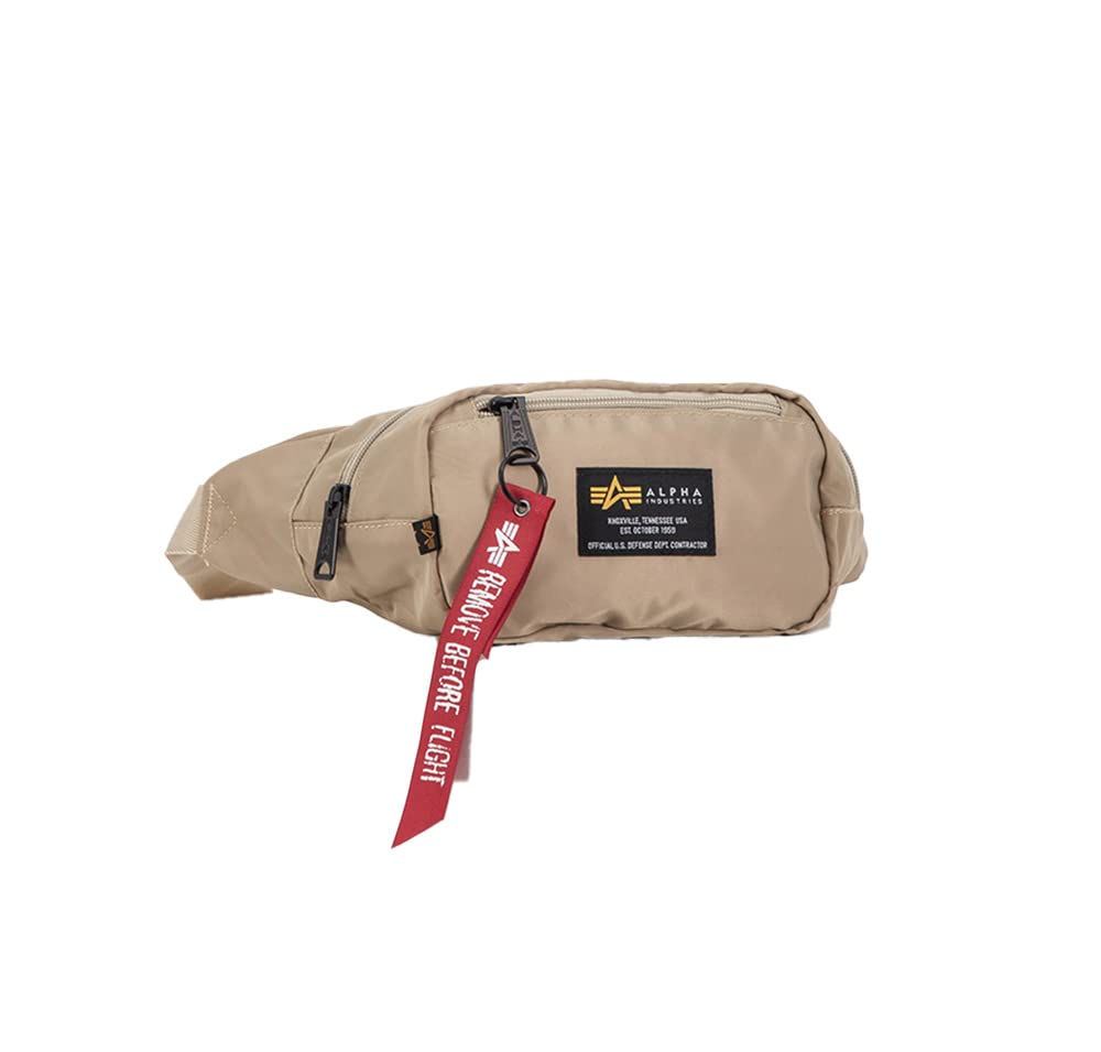 Alpha Industries Crew Unisex Waist Bag Sand