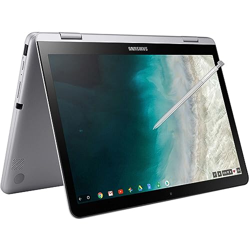 Image of Samsung 12.2 inch FHD 2-in-1 Touchscreen Chromebook Plus Laptop (Intel Celeron 3965Y 2-Core, 4GB RAM, 64GB eMMC SSD, Stylus Pen, Wireless Mouse, WiFi, Chrome OS) w /DKZ Hub USB Port Expander (5 Pack)