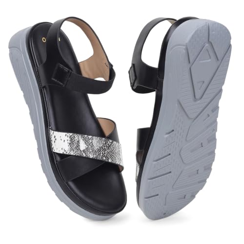 Image of YOHO SDL 110 Sandals for Women | Orthopedic & Soft Sandal for Ladies | Fancy Slippers /Chappal for Girls |Stylish Heeled Wedges for Everyday Wear