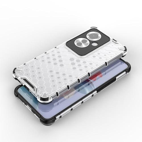 Image of Glasgow Back Case Cover Compatible with [ Oppo F25 Pro 5G ] (Stylish Design) - Transparent