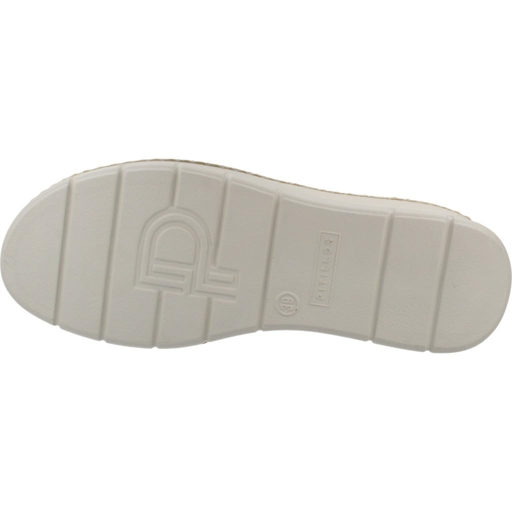 Pitillos - Sandalias Pitillos 11010 Mujer | Color Crema y Oro | Piel con Plantilla Extraíble | Hecho en España - Cuero