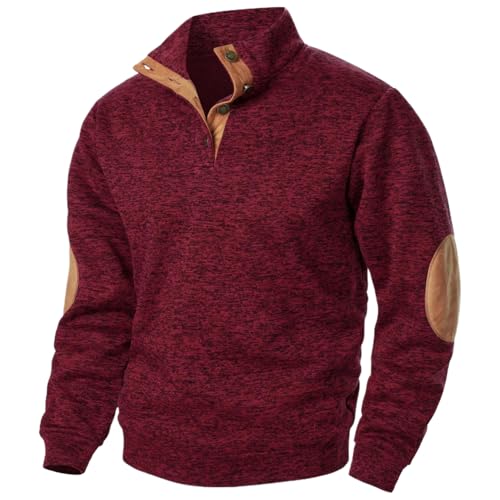 Men Autumn Winter Knitted StCollar Long Sleeve Casual Sweater