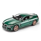 AUDSNI Voiture Diecast 1:24 pour BMW M8 Modèle Réduit De Voiture De Sport en Alliage Moulé sous Pression Modèle Voitures Collection(Vert)