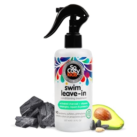 SoCozy Swim Leave-In Conditioner with Charcoal Cover