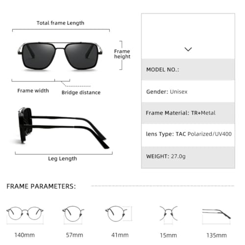 Man Sunglasses for Men Driving Fashion Driving Polarized Uv4002