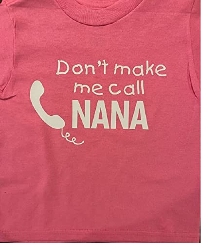 Don't make me call my nana funny toddler shirt little kids grandma grandmom Mom Mom Nonna t-shirt2