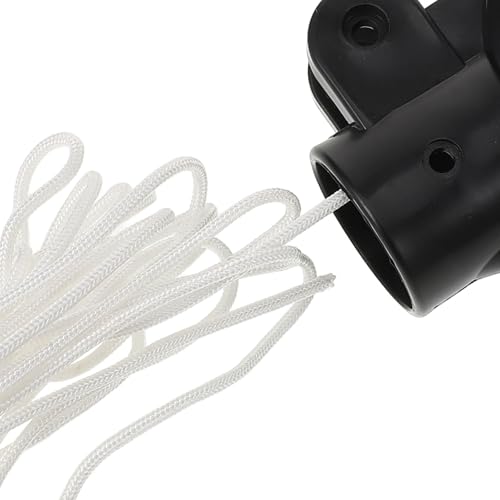 Poignée rotative parasol extérieur accessoire terrasse plastique noir