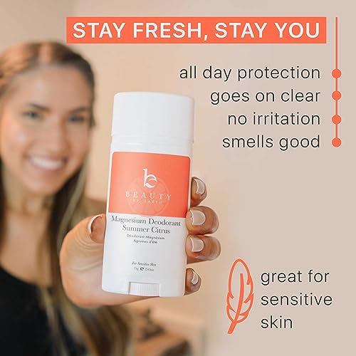 Aluminum Free Deodorant For Women & Men - Magnesium Deodorant For Men & Womens Deodorant, Mens Deodorant Aluminum Free, All Natural Deodorant For Women, Kids Deodorant Girls, Sensitive Skin Deodorant #TOP1