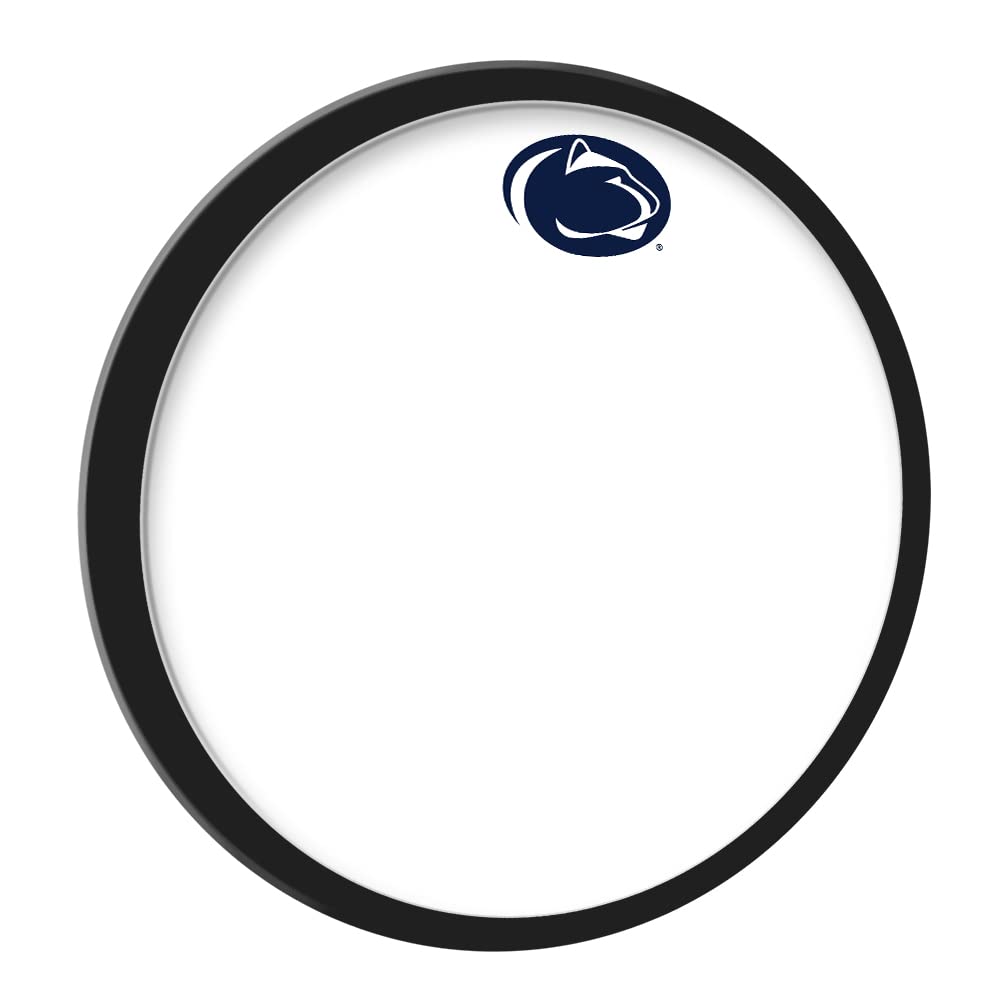 The Fan-Brand NCAA Penn State Nittany Lions - Modern Disc Dry Erase Wall Sign - Sports Team Bar Sign Décor: Home, Dorm, Garage, Office, Fan Cave