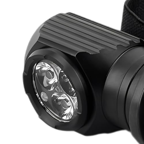 Linterna frontal recargable para camping y ciclismo nocturno con banda elástica ajustable 3