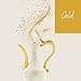 Steel Water Bottle Pitcher with Zirconia Stones | Handmade Metal Carafe Water Tea Coffee Jug Vintage Bottle | Turkish Ottoman Zamzam Pitchers (470 ML / 16 Oz, Zirconia Stone, Gold Color)