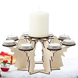 Polyvalent pour plusieurs événements : spécialement conçu pour les bougeoirs de Noël, cet article allie beauté durable et espace de vie pour enrichir les occasions festives. Il sert en même temps de pièce maîtresse décorative durable qui attire tous les regards lors de différentes célébrations et s'intègre facilement dans divers décors.