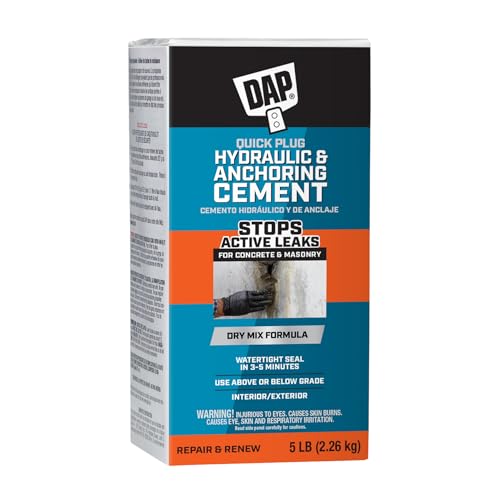 DAP Quick Plug Hydraulic Cement, 5Lb (7079814086)