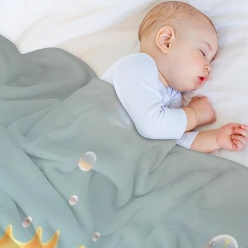 Impression des poisson couverture en flannel super doux et plaid lit polaire - 5