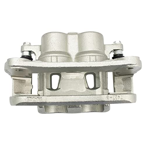 Image of TRQ Front Brake Caliper Set Brackets Hardware Zinc Coated Compatible with 2015-2017 Lexus NX200t 2018-2021 NX300 2015-2021 NX300h 2010-2015 RX350 RX450h 2008-2013 Toyota Highlander