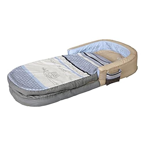 Worlds Apart Bed, Grau, 130 x 61 x 23 cm
