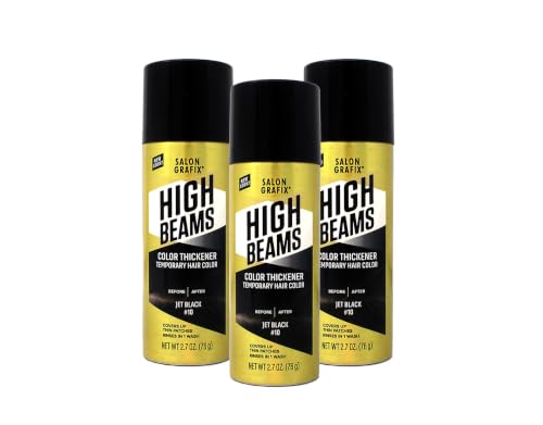 Pack de 3 Spray Colorante para Cabello 2.7oz Negro miniatura 1