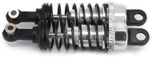 Replacement Part For 63mm Long Adjustable Shock Absorber Damper For Rc Car 1/10 101004 Alloy Aluminum - Color Silver