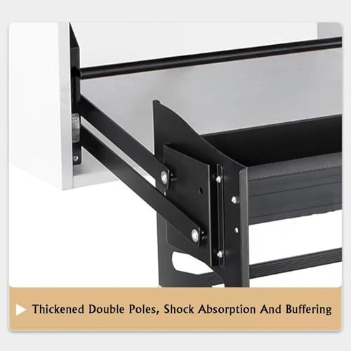 Almacenamiento desplegable de aluminio resistente para muebles gourmet 6