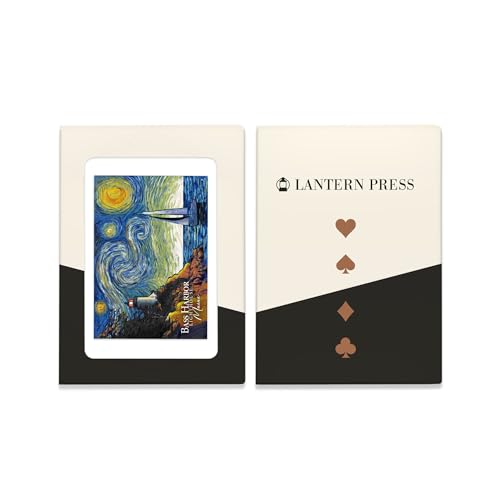 Lantern Press Maine Starry Night Baraja 52 cartas póker miniatura 4