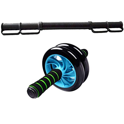 Queen Boutiques Keep fit Bili 30kg 50kg Adjustable Chest Expander Training Fitness Equipment Grip Rod 40kg Male Arm Strength Bar AB Round(2-piece Set) Fitness (Color : C, Size : 30kg)