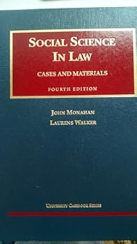 Hardcover Social Science In Law: Cases and Materials Book
