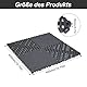 uyoyous 40×40CM PP Garagenboden 20 Stück Werkstattboden Garagenboden Matten 18MM Dick Klickfliesen Garage Garagen Grau Drainagematte für Garage, Outdoor, Innenpool (3.2m²)