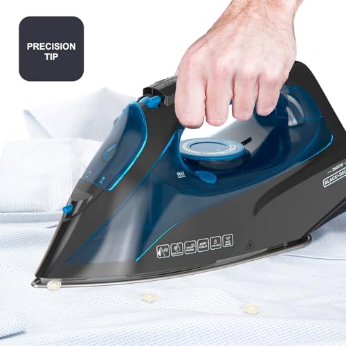 Black & Decker - Ferro Da Stiro A Vapore Bxir2605e-nero/blu - 7