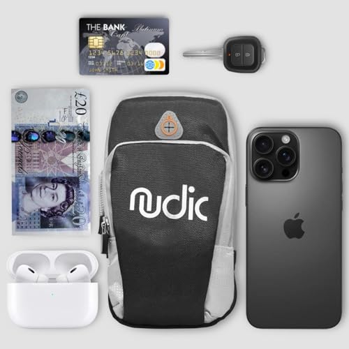 Running Armband Phone Holder for Gym, Running & Outdoor Sports – Lightweight, Waterproof & Adjustable Pouch for iPhone 15/14/13/12/11/X/Pro & Samsung Galaxy – Secure Fit for Phones Up to 6.9 Inches