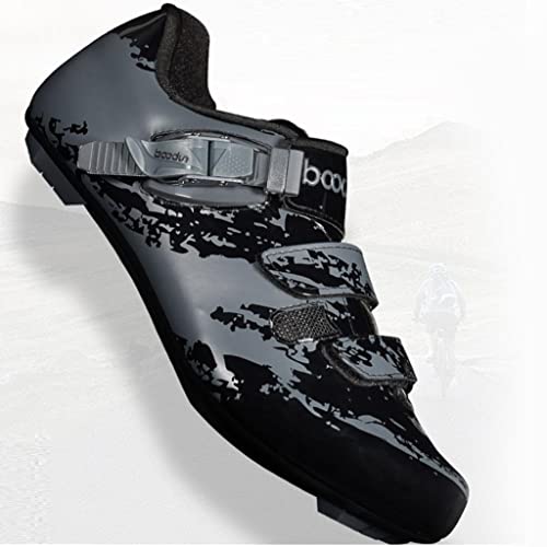 Image of Men Road Cycling Shoes Bike Bicycle Biking Shoe Sneaker Wide Feet Gray 44| Men| & Covers | |Sporting Goods