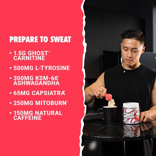 Image of GHOST Burn Weight Management Powder, Guava Berry (60 Servings) - Metabolism & Energy Support Supplement for Men & Women - Natural Caffeine, L-Carnitine & L-Tyrosine - Gluten, Soy & Sugar-Free, Vegan