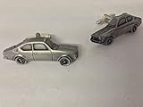 OPEL KADETT 3D Manschettenknöpfe, Manschettenknöpfe Auto klassische Zinn-Effekt,