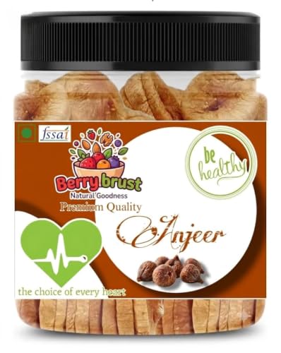 Image of RAJVEER ENTERPRISES Premium Afghan Anjeer | Whole Dried Figs | 100% Natural Healthy Dry Fruit Jar Pack (Anjeer, 500g)