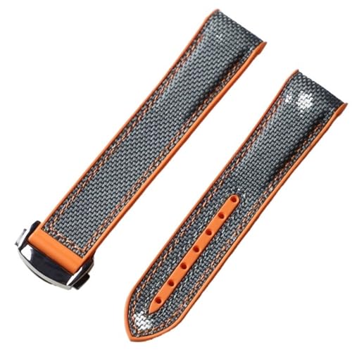Bracelet montre caoutchouc pour chronographe sport et plongée 300m
