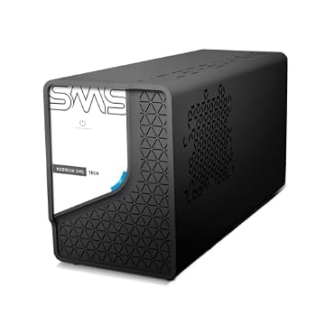 NOBREAK SMS TECH 600 - POTÊNCIA 600VA | 300W - BIVOLT ENT.: 115/ 220V | SAÍDA: 115V - 6 TOMADAS - SENOIDAL P/APROX. - LINE INTERACTIVE - PN 29300