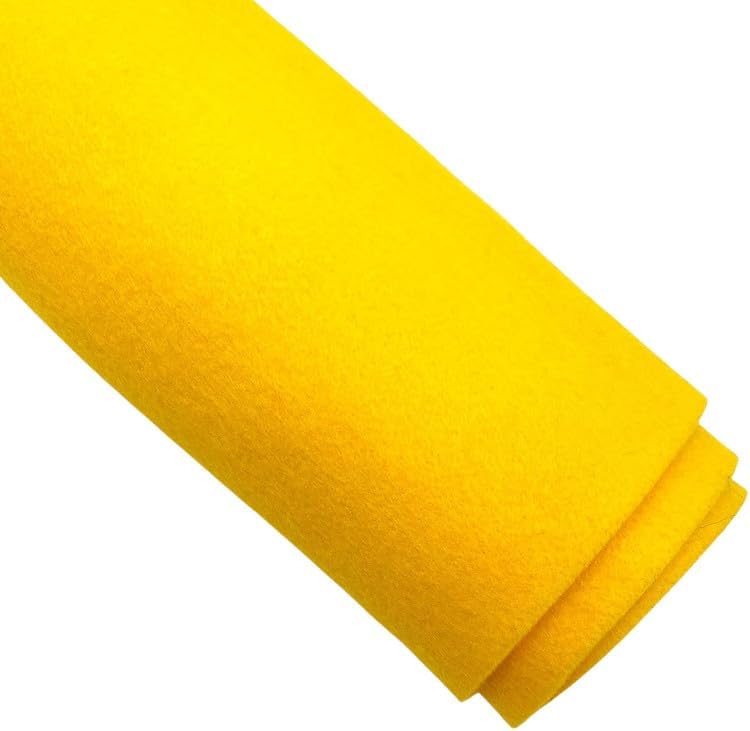 Ice Fabrics Craft Felt Fabric by The Yard - 72" Wide & 1.6mm Thick Acrylic Felt - Soft and Durable Mango Fabric for DIY Arts & Crafts, Decorations and More - 5 Yards Mango