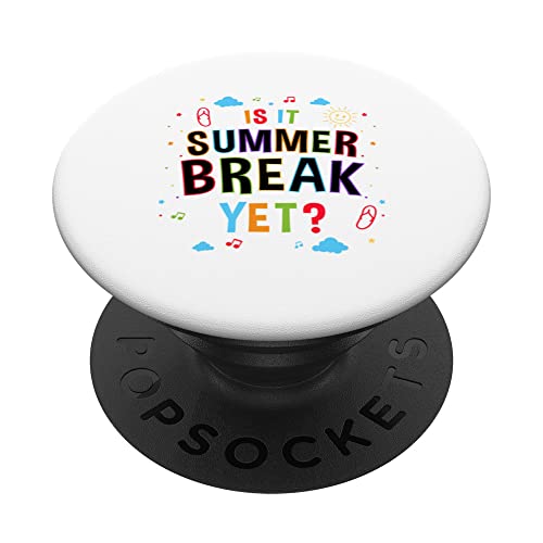 Last Day of School Fun Teacher Student Vacation Quote PopSockets PopGrip Intercambiable